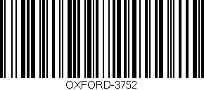 Código de barras (EAN, GTIN, SKU, ISBN): 'OXFORD-3752'