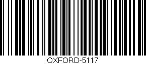 Código de barras (EAN, GTIN, SKU, ISBN): 'OXFORD-5117'
