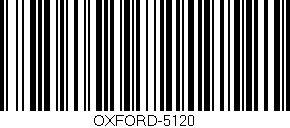 Código de barras (EAN, GTIN, SKU, ISBN): 'OXFORD-5120'