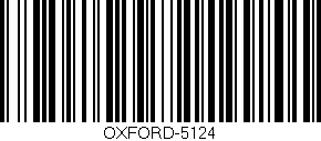 Código de barras (EAN, GTIN, SKU, ISBN): 'OXFORD-5124'
