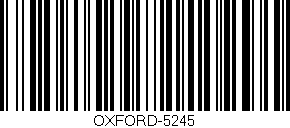 Código de barras (EAN, GTIN, SKU, ISBN): 'OXFORD-5245'