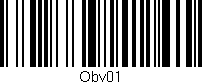 Código de barras (EAN, GTIN, SKU, ISBN): 'Obv01'
