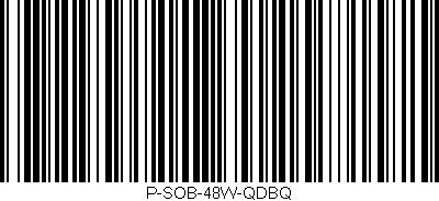 Código de barras (EAN, GTIN, SKU, ISBN): 'P-SOB-48W-QDBQ'