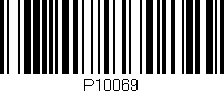 Código de barras (EAN, GTIN, SKU, ISBN): 'P10069'