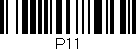 Código de barras (EAN, GTIN, SKU, ISBN): 'P11'