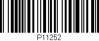 Código de barras (EAN, GTIN, SKU, ISBN): 'P11252'