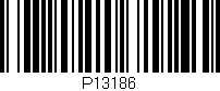 Código de barras (EAN, GTIN, SKU, ISBN): 'P13186'