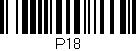 Código de barras (EAN, GTIN, SKU, ISBN): 'P18'