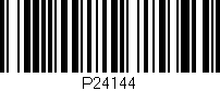 Código de barras (EAN, GTIN, SKU, ISBN): 'P24144'