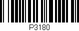 Código de barras (EAN, GTIN, SKU, ISBN): 'P3180'