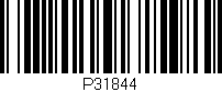Código de barras (EAN, GTIN, SKU, ISBN): 'P31844'