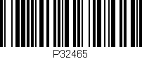 Código de barras (EAN, GTIN, SKU, ISBN): 'P32465'