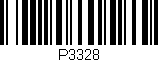 Código de barras (EAN, GTIN, SKU, ISBN): 'P3328'