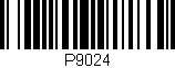 Código de barras (EAN, GTIN, SKU, ISBN): 'P9024'