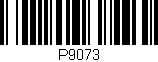 Código de barras (EAN, GTIN, SKU, ISBN): 'P9073'