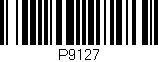 Código de barras (EAN, GTIN, SKU, ISBN): 'P9127'