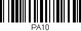 Código de barras (EAN, GTIN, SKU, ISBN): 'PA10'