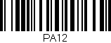 Código de barras (EAN, GTIN, SKU, ISBN): 'PA12'
