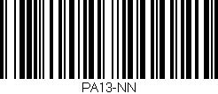 Código de barras (EAN, GTIN, SKU, ISBN): 'PA13-NN'