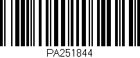 Código de barras (EAN, GTIN, SKU, ISBN): 'PA251844'