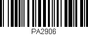 Código de barras (EAN, GTIN, SKU, ISBN): 'PA2906'