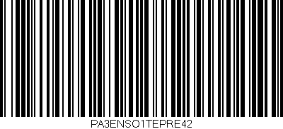 Código de barras (EAN, GTIN, SKU, ISBN): 'PA3ENSO1TEPRE42'