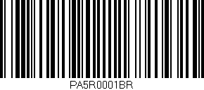 Código de barras (EAN, GTIN, SKU, ISBN): 'PA5R0001BR'
