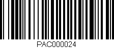 Código de barras (EAN, GTIN, SKU, ISBN): 'PAC000024'