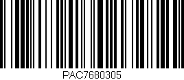 Código de barras (EAN, GTIN, SKU, ISBN): 'PAC7680305'