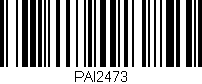 Código de barras (EAN, GTIN, SKU, ISBN): 'PAI2473'
