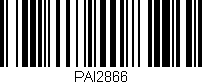 Código de barras (EAN, GTIN, SKU, ISBN): 'PAI2866'