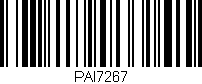 Código de barras (EAN, GTIN, SKU, ISBN): 'PAI7267'