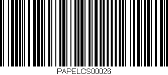 Código de barras (EAN, GTIN, SKU, ISBN): 'PAPELCS00026'