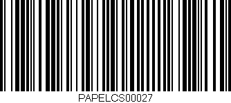 Código de barras (EAN, GTIN, SKU, ISBN): 'PAPELCS00027'