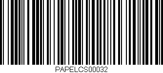 Código de barras (EAN, GTIN, SKU, ISBN): 'PAPELCS00032'