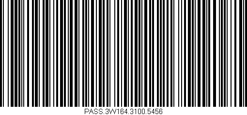Código de barras (EAN, GTIN, SKU, ISBN): 'PASS.3W164.3100.5456'