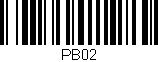Código de barras (EAN, GTIN, SKU, ISBN): 'PB02'