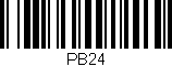 Código de barras (EAN, GTIN, SKU, ISBN): 'PB24'