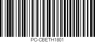 Código de barras (EAN, GTIN, SKU, ISBN): 'PC-CBETH1801'