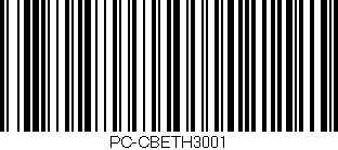 Código de barras (EAN, GTIN, SKU, ISBN): 'PC-CBETH3001'
