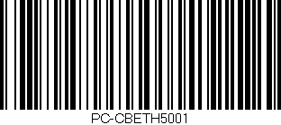 Código de barras (EAN, GTIN, SKU, ISBN): 'PC-CBETH5001'