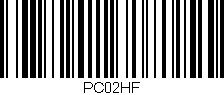 Código de barras (EAN, GTIN, SKU, ISBN): 'PC02HF'