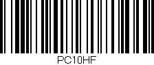 Código de barras (EAN, GTIN, SKU, ISBN): 'PC10HF'