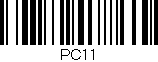 Código de barras (EAN, GTIN, SKU, ISBN): 'PC11'