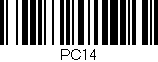 Código de barras (EAN, GTIN, SKU, ISBN): 'PC14'