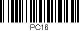 Código de barras (EAN, GTIN, SKU, ISBN): 'PC16'