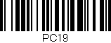 Código de barras (EAN, GTIN, SKU, ISBN): 'PC19'