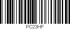 Código de barras (EAN, GTIN, SKU, ISBN): 'PC23HF'