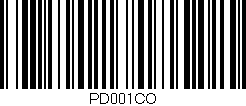 Código de barras (EAN, GTIN, SKU, ISBN): 'PD001CO'