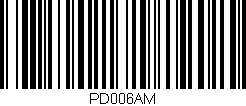Código de barras (EAN, GTIN, SKU, ISBN): 'PD006AM'